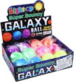 Míček galaxy skákací se světlem 5,5cm na baterie bliká 6 barev