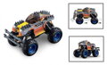 SLUBAN Power Bricks Auto off-road ohnivák zpětný chod 262 dílků STAVEBNICE