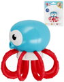 BAM BAM Baby Chobotnice 8cm chrastítko pro miminko plast na kartě