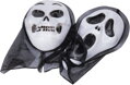 KARNEVAL Maska Halloween duch s šátkem 6 druhů *KARNEVALOVÝ DOPLNĚK*