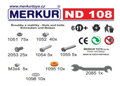 MERKUR ND108 šroubky a matičky * KOVOVÁ STAVEBNICE * Náhradní díl