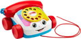 FISHER PRICE Telefon baby klasický tahací s obličejem pohyblivé oči pro miminko