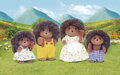 Sylvanian Families Rodina ježků set 4ks s doplňky na česání v krabici