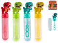 Bublifukovací hůlka s dinosaurem 30ml dětský bublifukovač 4 barvy