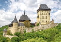 DINO Puzzle Hrad Karlštejn foto 500 dílků 47x33cm skládačka v krabici