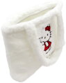 EP Line Taška bílá kočička Hello Kitty plyšová velká 40x27cm na zip