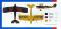 SMĚR Model letadlo D.H.82 Tiger Moth 1:48 (stavebnice letadla)