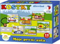 DŘEVO Kostky obrázkové Moje první auta set 12ks *DŘEVĚNÉ HRAČKY*