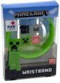 PIXIE CREW & MINECRAFT Náramek zelený + 4 multipixely silikon