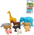 Zvířátka plastové figurky safari + farma set 10ks v sáčku
