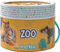 JIRI MODELS Hra karetní Postřeh! ZOO v kulaté krabičce