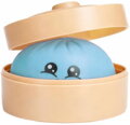 Knedlíček Kawai Squishy Dumpling mačkací antistresový knedlík v košíku