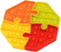 Hra Pop It puzzle antistresové 4 dílky skládačka Bubble Pops 2 druhy