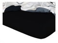 Dadka Jersey prostěradlo černá 90x220x20 cm
