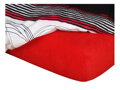 Dadka Jersey prostěradlo červená 80x220x20 cm