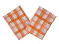 Svitap Utěrka Extra savá Káro oranžové 50x70 cm (balení 3 ks)