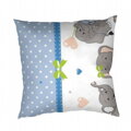 Dadka Povlečení krep Sloni denim 40x40 cm povlak