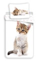 Jerry Fabrics Povlečení fototisk Kitten white 140x200, 70x90 cm