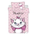 Jerry Fabrics Disney povlečení do postýlky Marie Cat Merci baby 100x135, 60x40 cm