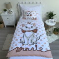 Jerry Fabrics Povlečení do postýlky Marie Cat Grey baby 100x135, 60x40 cm