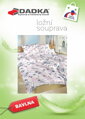 Dadka Povlečení bavlna Bloom elegance pudrová 220x200, 2x70x90 cm