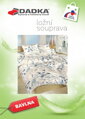 Dadka Povlečení bavlna Milaya banán 220x200, 2x70x90 cm
