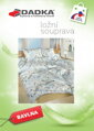 Dadka Povlečení bavlna Milaya mentol 200x200, 2x70x90 cm