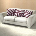 Dadka Povlečení bavlna Zebra bordó 240x220, 2x70x90 cm