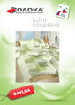Dadka Povlečení bavlna Patrik zelený 240x220, 2x70x90 cm