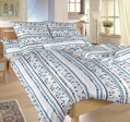 Dadka Povlečení bavlna Indián denim 140x240, 70x90 cm