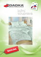 Dadka Povlečení bavlna Max mentol 140x220, 70x90 cm