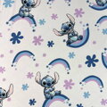 Jerry Fabrics Prostěradlo Lilo and Stitch Rainbow 90x200x25 cm