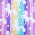 Jerry Fabrics Povlečení fototisk Unicorn Pastel Rainbow 140x200, 70x90 cm