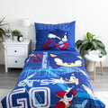 Jerry Fabrics Povlečení Sonic Let's go 140x200, 70x90 cm