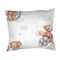 Dadka Povlečení bavlna do postýlky Teddy bear plane 90x130, 45x60 cm