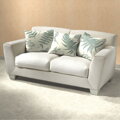 Dadka Povlečení flanel Kapradí banán 220x220, 2x70x90 cm