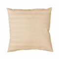 Dadka Povlečení atlas grádl béžový proužek 20 mm 240x220, 2x70x90 cm