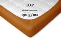 Dadka Jersey prostěradlo karamel 90x200x25 cm