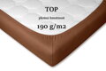 Dadka Jersey prostěradlo nugát 80x220x20 cm
