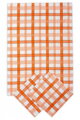 Svitap Utěrka Extra savá Káro oranžové 50x70 cm (balení 3 ks)