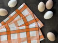 Svitap Utěrka Extra savá Káro oranžové 50x70 cm (balení 3 ks)
