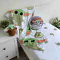 Jerry Fabrics Plážová osuška Star Wars Baby Yoda 70x140 cm