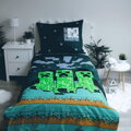 Jerry Fabrics Povlečení bavlna Minecraft Sssleep Tight 140x200, 70x90 cm