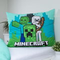Jerry Fabrics Povlečení bavlna Minecraft Mobs Here 140x200, 70x90 cm