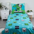 Jerry Fabrics Povlečení bavlna Minecraft Mobs Here 140x200, 70x90 cm