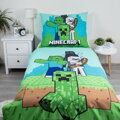 Jerry Fabrics Povlečení bavlna Minecraft Mobs Here 140x200, 70x90 cm