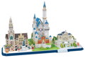 CUBICFUN 3D puzzle CityLine panorama: Bavorsko 178 dílků