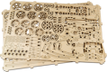 WOODEN CITY 3D puzzle Dream Express s kolejemi 220 dílů