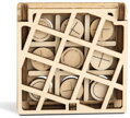 WOODEN CITY 3D puzzle hra mini Piškvorky varianta 2