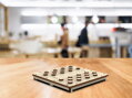WOODEN CITY 3D puzzle hra Šachy a Dáma 2v1